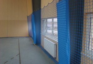 Ochranné siete pre športové haly
