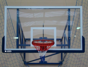 PLEXA doska na basketbal 0,9 x 1,2 m s kovovým rámom (hrúbka 10 mm)